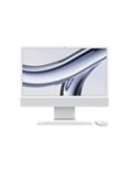 2023 Apple iMac 24 All-in-One, M3 Processor, 8GB RAM, 256GB SSD, 10‑Core GPU, 23.5” 4.5K, Silver