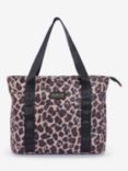 Barbour International Boulevard Jaguar Print Tote Bag, Beige/Multi