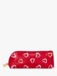 kate spade new york Hearts Filled Pencil Case, Red
