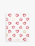 kate spade new york Hearts Notebook, Red/Multi