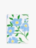 kate spade new york Floral Notebook & Stripe Pencil Case, Blue