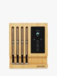 MEATER Block with 4 BBQ Smart Thermometer Probes & Bamboo Charging Block