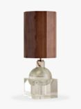 Lights & Lamps x Elle Decoration Edition 1.4 & Edition 1.8 Table Lamp, Clear/Walnut