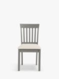 John Lewis ANYDAY Wilton Slatted Dining Chair, Set of 2, Grey