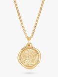 Dower & Hall Men's Tree of Life Talisman Pendant Necklace, Gold