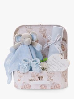Bumbles & Boo Baby Elephant Gift Case, Blue
