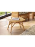 Desser Chester Rattan Footstool Table, Natural