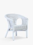 Desser Child's Rattan Loom Chair, White