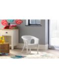 Desser Child's Rattan Loom Chair, White