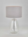 Pacific Beja Tall Glass Table Lamp, Clear