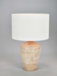 Pacific Taika Wooden Table Lamp, White Wash