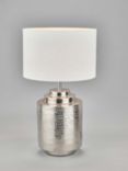 Pacific Zuri Silver Table Lamp, Metallic Silver