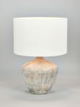 Pacific Manaia Wooden Table Lamp, White Wash