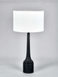 Pacific Marin Black Wooden Table Lamp, Black