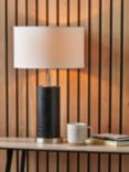 Pacific Laurence Cylinder Table Lamp, Black