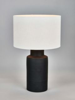 Pacific Sierra Terracotta Table Lamp, Black