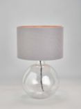 Pacific Beja Glass Table Lamp, Clear