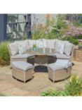 LG Outdoor Monte Carlo 8-Seater Garden Curved Casual Dining Set