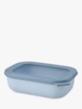 Mepal Cirqula Rectangular Food Storage Bowl, 1L, Nordic Blue