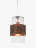 Bay Lighting Dhara Single Pendant Ceiling Light, Copper