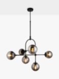 Bay Lighting Tosca 6 Arm Ceiling Light, Smoke