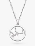 Kit Heath Virgo Constellation Pendant Necklace, Silver