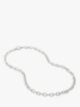 Monica Vinader Alta Capture Mini Necklace, Silver