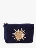 Elizabeth Scarlett Sun Goddess Mini Pouch, Navy