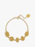 Alex Monroe Senses Token Charm Bracelet, Gold