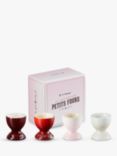 Le Creuset Stoneware Petits Fours Egg Cups, Set of 4, Assorted