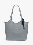 Coach Leather Day Tote Bag, Blue Grey