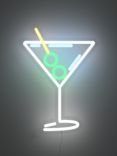 Yellowpop Icon Dirty Martini LED Neon Sign, Multi