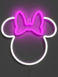 Yellowpop Disney Minnie Ears LED Neon Sign, White/Pink