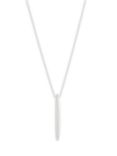 Lauren Ralph Lauren Crystal Drop Pendant Necklace, Silver