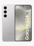 Samsung Galaxy S24 Smartphone, 8GB RAM, 6.2”, Galaxy AI, 5G, SIM Free, 128GB, Marble Grey