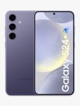 Samsung Galaxy S24+ Smartphone, 12GB RAM, 6.7”, Galaxy AI, 5G, SIM Free, 256GB, Cobalt Violet