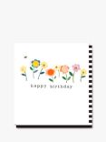 Caroline Gardner Flowers & Balloons Birthday Card