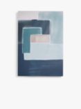 John Lewis Yharnna 'Formed Together II' Unframed Canvas Print, 100 x 70cm, Blue