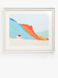 John Lewis EL Cacho 'Long Hills' Framed Print & Mount, 55 x 65cm, Blue/Multi