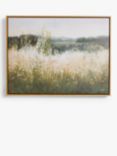 John Lewis Julia Purinton 'Field View' Framed Canvas Print, 64 x 84cm, Green