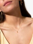 DPT Antwerp Limone Citrine & Diamond Pendant Necklace, Gold