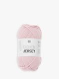 Rico Design Fashion Jersey Knitting and Crochet Yarn, Pale Pink