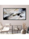 John Lewis Yharnna 'Heavenly Twilight' Framed Canvas Print, 64 x 124cm, Black