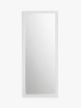 John Lewis Country Feather Rectangular Full-Length Wall/Leaner Mirror, 160 x 65.5cm, White