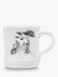 Le Creuset x Sheila Bridges Collection Harlem Toile de Jouy Ladies in  Waiting Stoneware Mug, 400ml, Black/White