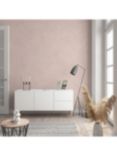 Galerie Linen Texture Wallpaper, Beige Pink