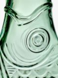 Serax Fish & Fish Glass Bottle Vase/Carafe, 1L, Green