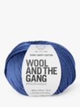 Wool And The Gang Shiny Happy Cotton Knitting and Crochet Yarn, 100g, Cornflower Blue