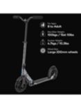 Micro Scooters Classic Matt Foldable Scooter, Black