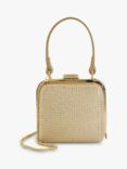 Dune Santerini Micro Frame Grab Bag, Gold